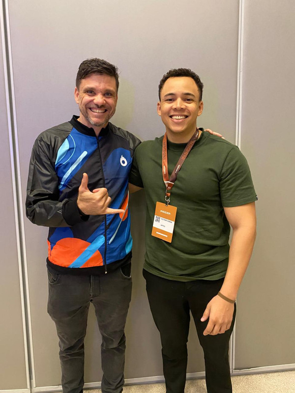 Victor Viana com Érico Rocha